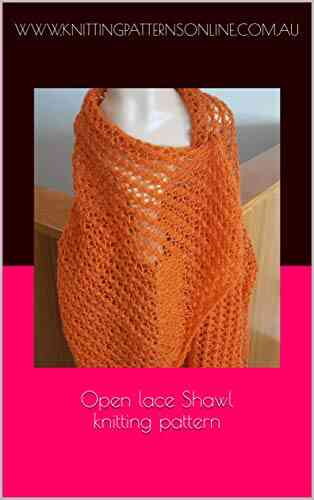 Open Lace Shawl Knitting Pattern Rhiannon