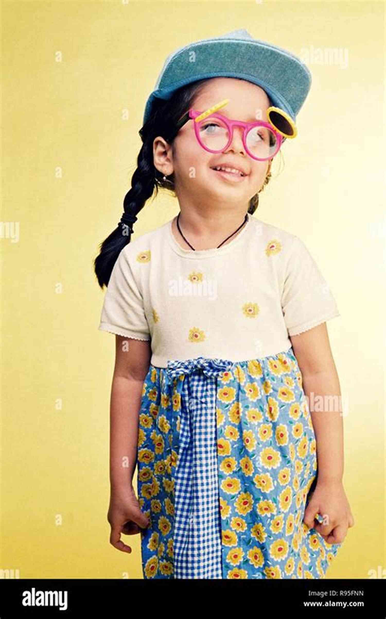 A Child Wearing The Bottle Cap Glasses The Boy With The Bottle Cap Glasses
