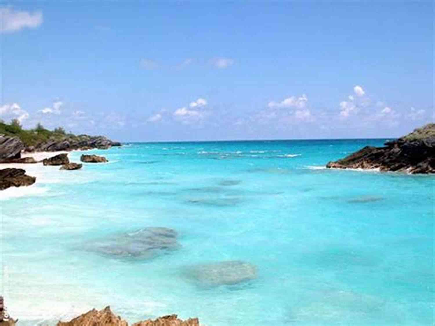 A Breathtaking View Of Turquoise Waters And Sandy Beaches In Bermuda Poems Of Comfort (Visiting Bermuda 2)