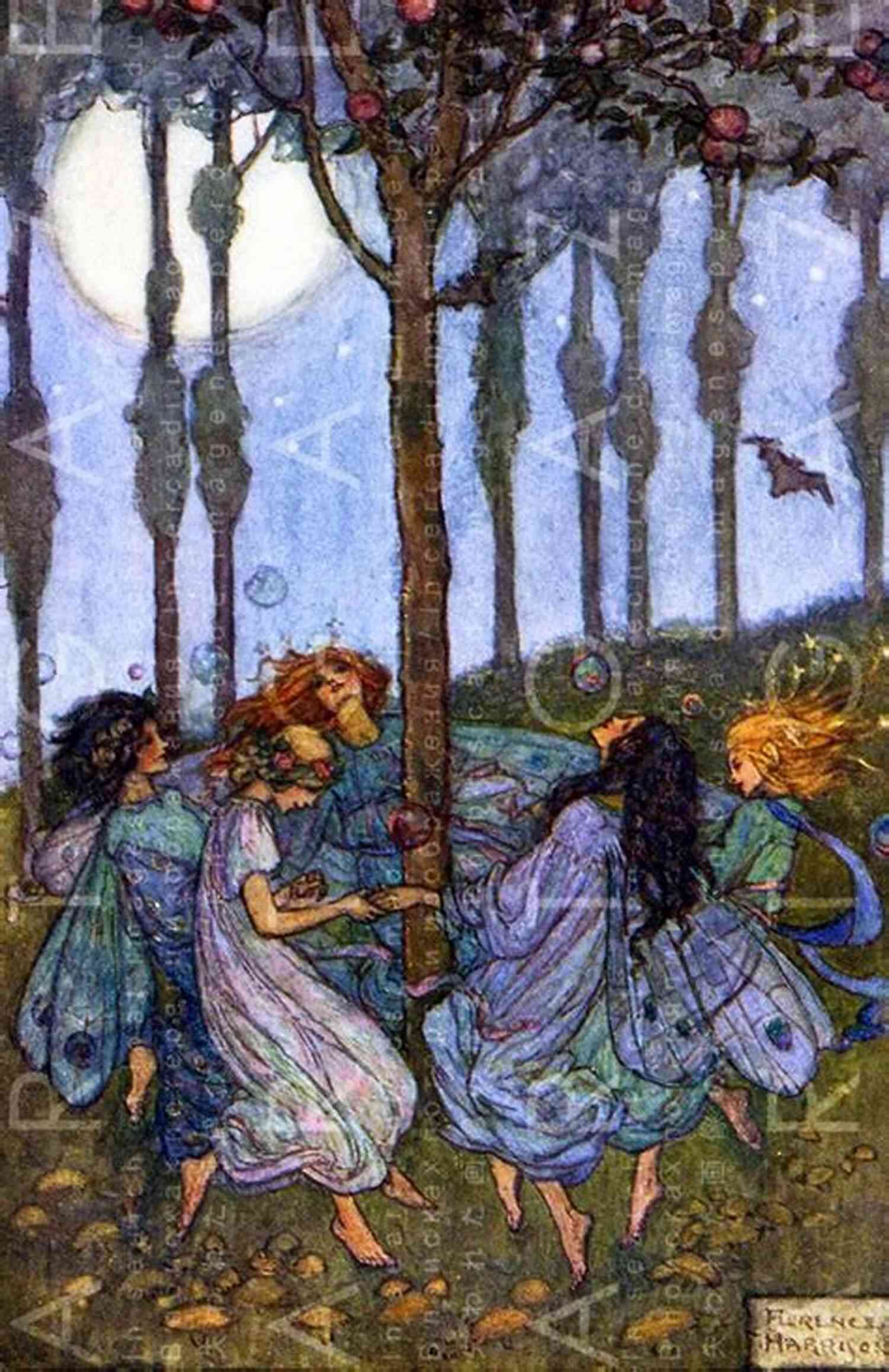 Enchanting Fairies Dancing Around Monument Rock At Twilight Monument Rock: Stories (Kilkenny 5)