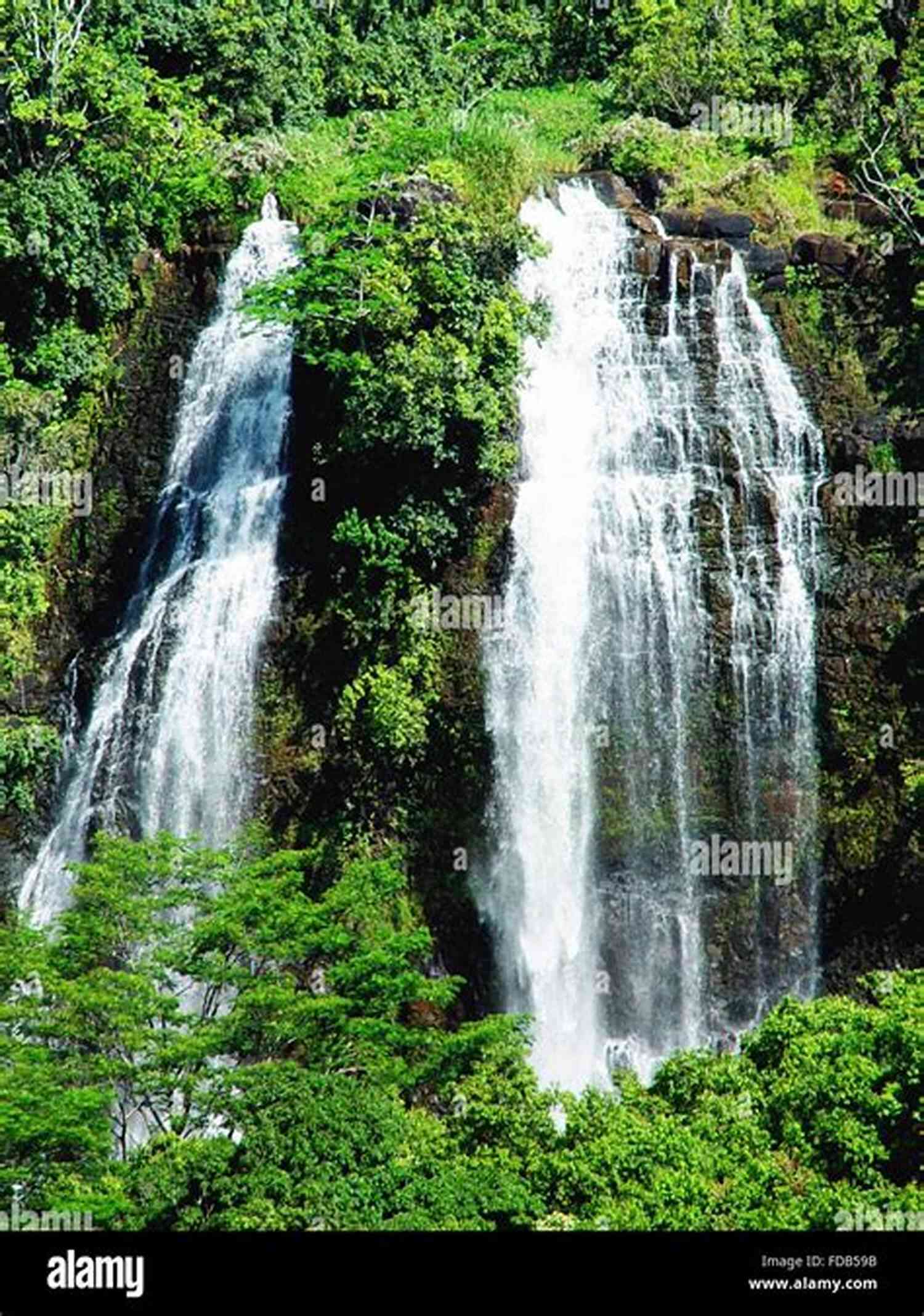 Gorgeous Waterfall Surrounded By Lush Greenery JUST ANOTHER PADDLE: A Short Story