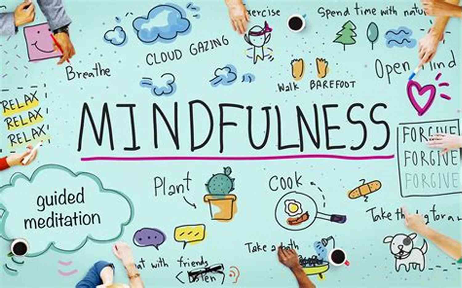 Image Of A Person Practicing Mindfulness To Achieve Happiness And Heal The Mind How To Be Happy: For Healing The Mind