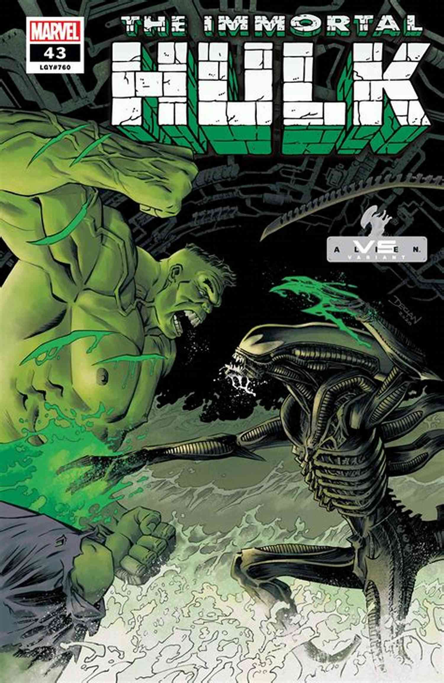 Immortal Hulk 2018 2021 Comic Cover Immortal Hulk (2018 2021) #40 Al Ewing