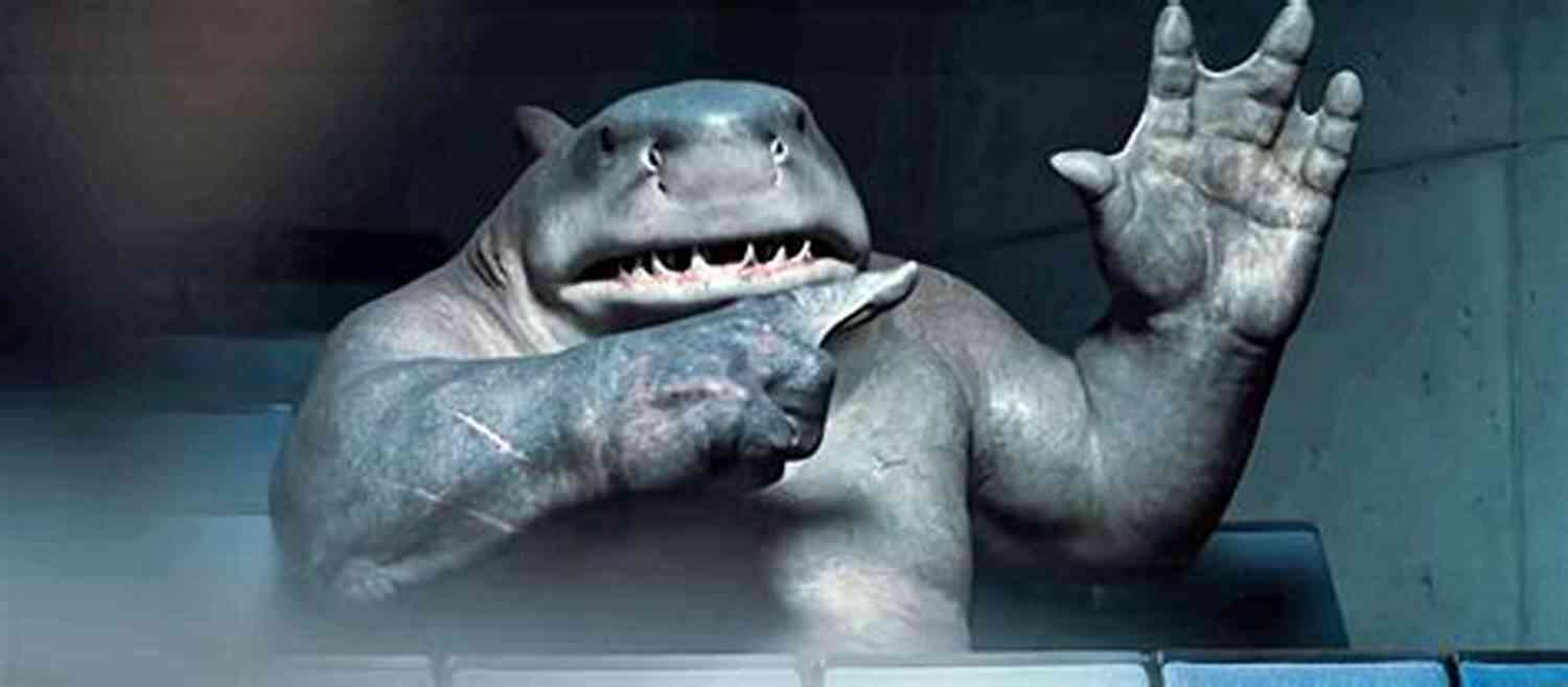 King Shark From Suicide Squad 2021 Standing In The Midst Of Destruction Suicide Squad: King Shark (2021 ) #7