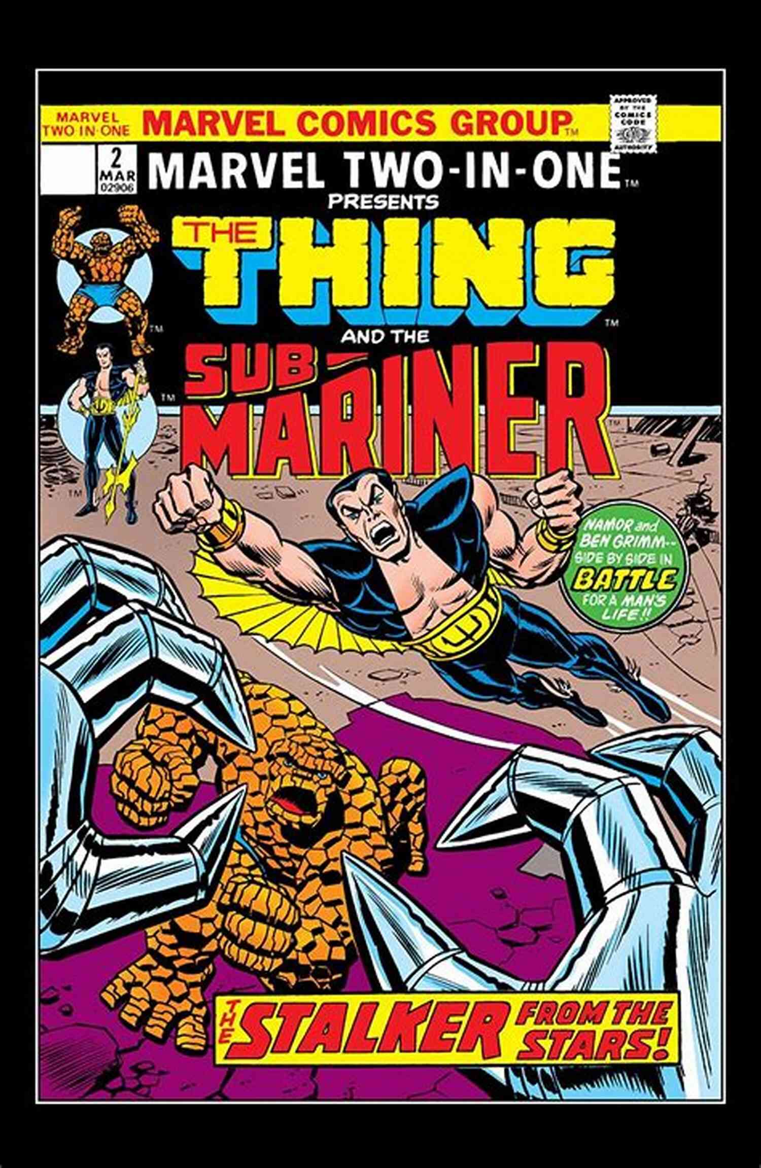 Marvel Two In One 1974 1983: 51 Dancing Dolphin Patterns Marvel Two In One (1974 1983) #51 Dancing Dolphin Patterns