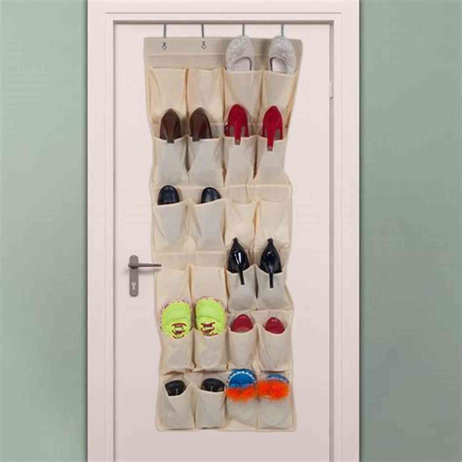 Over The Door Shoe Organizer Storage Solutions (Annie S Plastic Canvas)