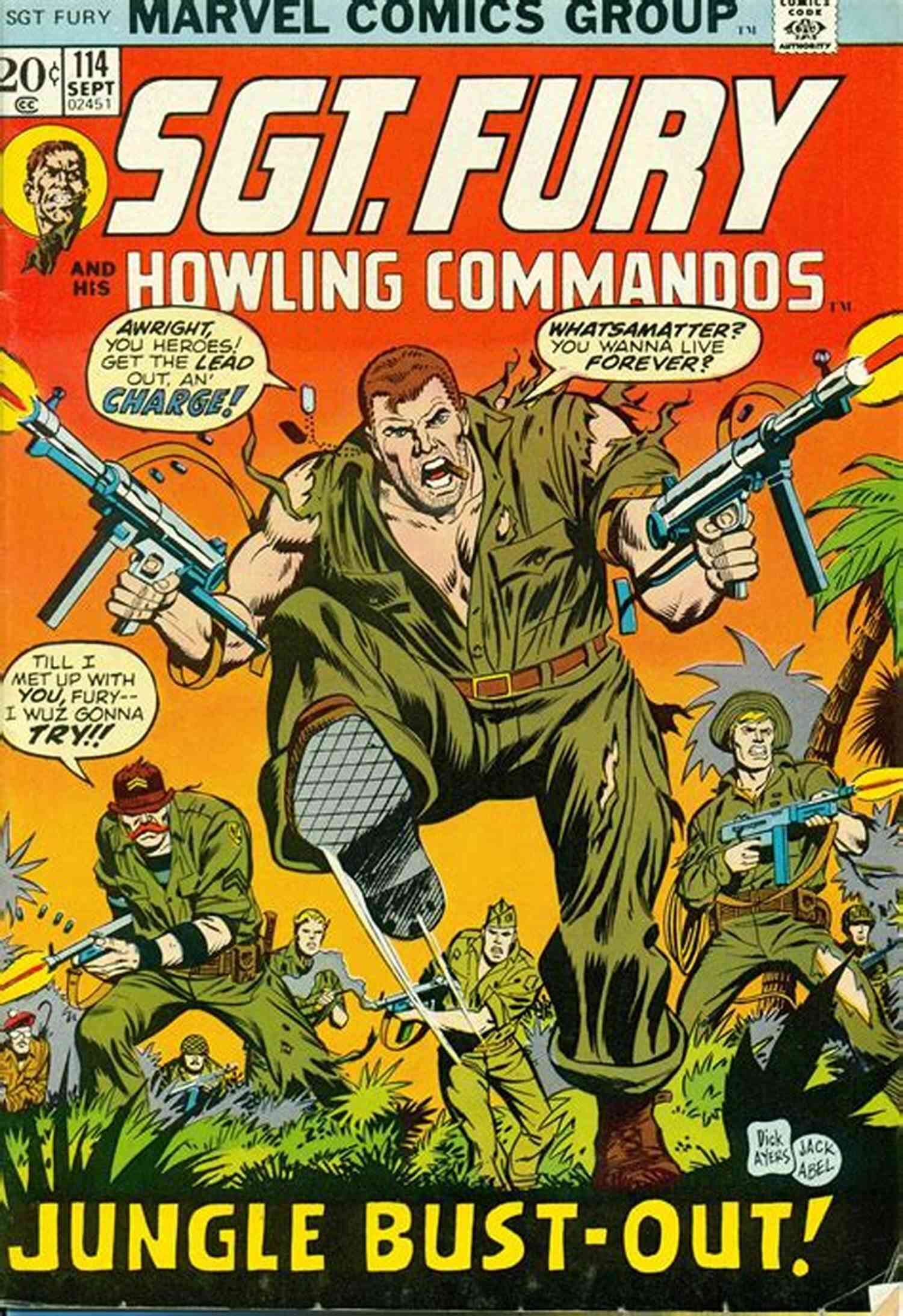 Sgt Fury And His Howling Commandos Comic Book Cover Sgt Fury And His Howling Commandos (1963 1974) #37