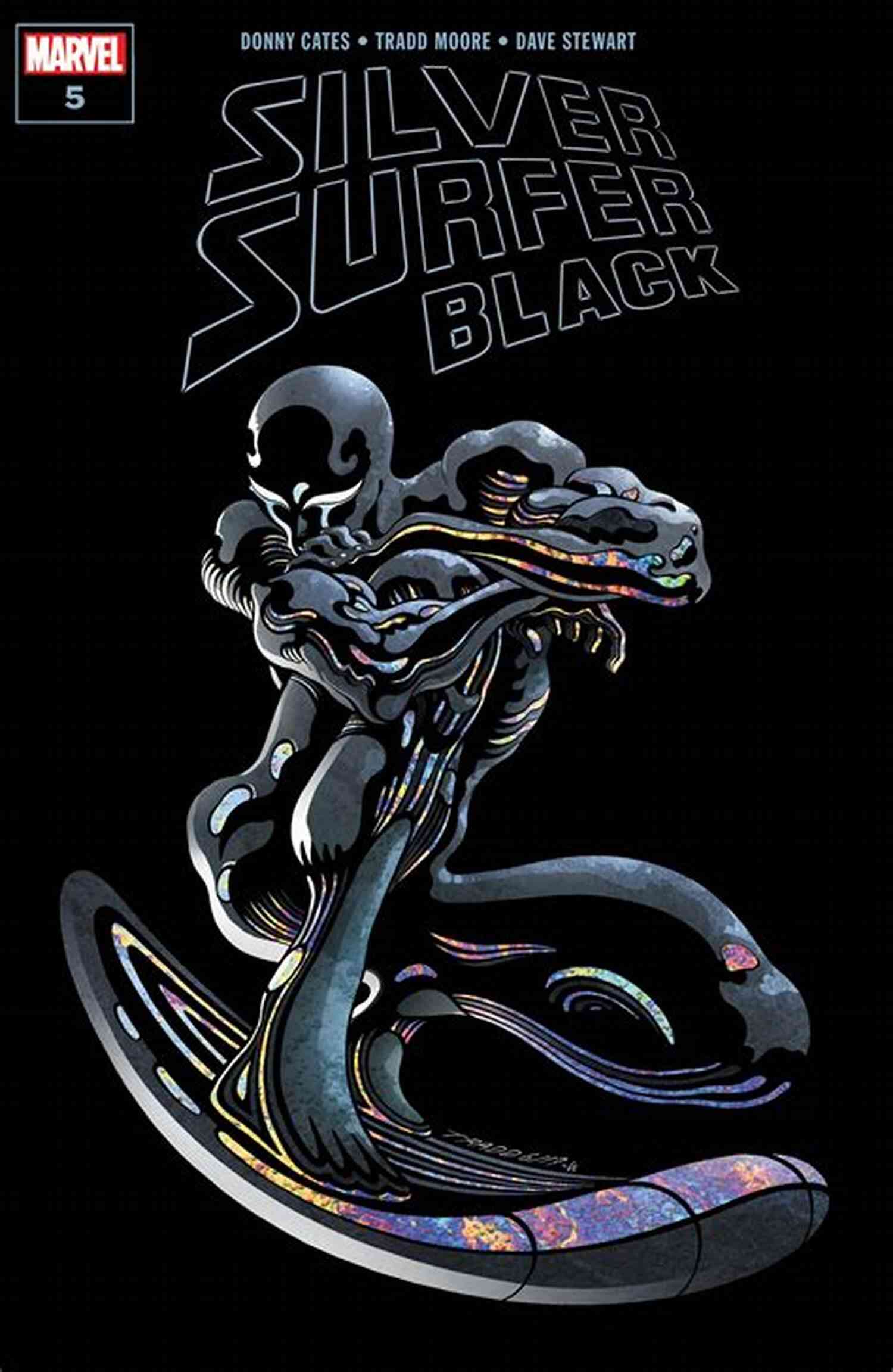 Silver Surfer Black 2019 A Stunning Intergalactic Cover Silver Surfer: Black (2019) #2 (of 5) Donny Cates