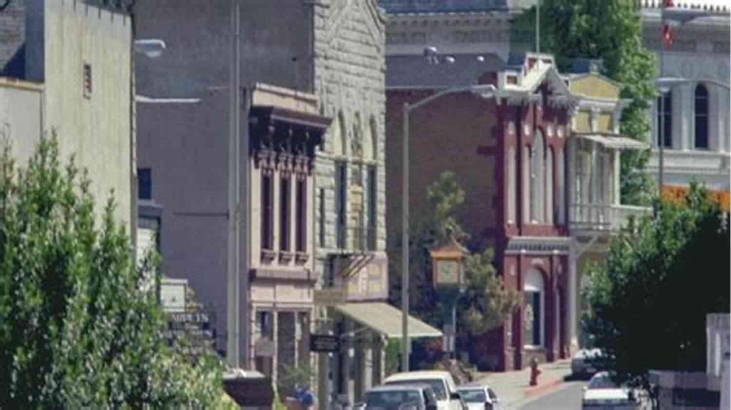 Small Town Charm In Placerville, With Beautiful Vintage Buildings Lining The Main Street The Nostalgic Lincoln Highway In California