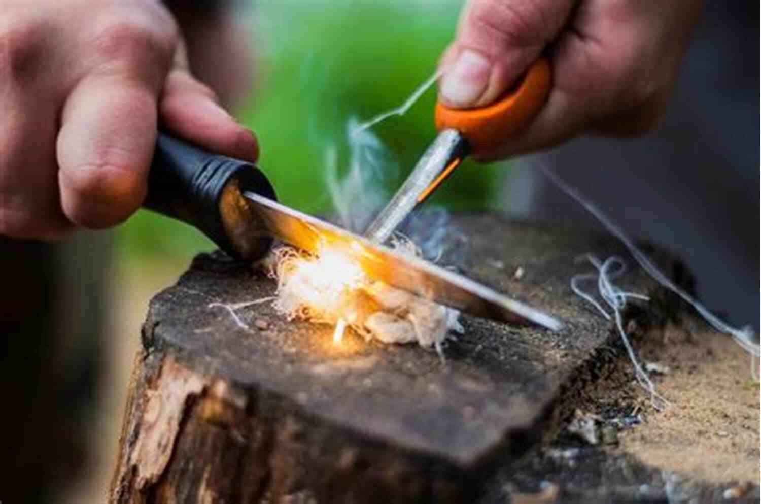 Step By Step Guide To Making Survival Fire Using The Flint And Steel Method A Guide To Making A Survival Fire