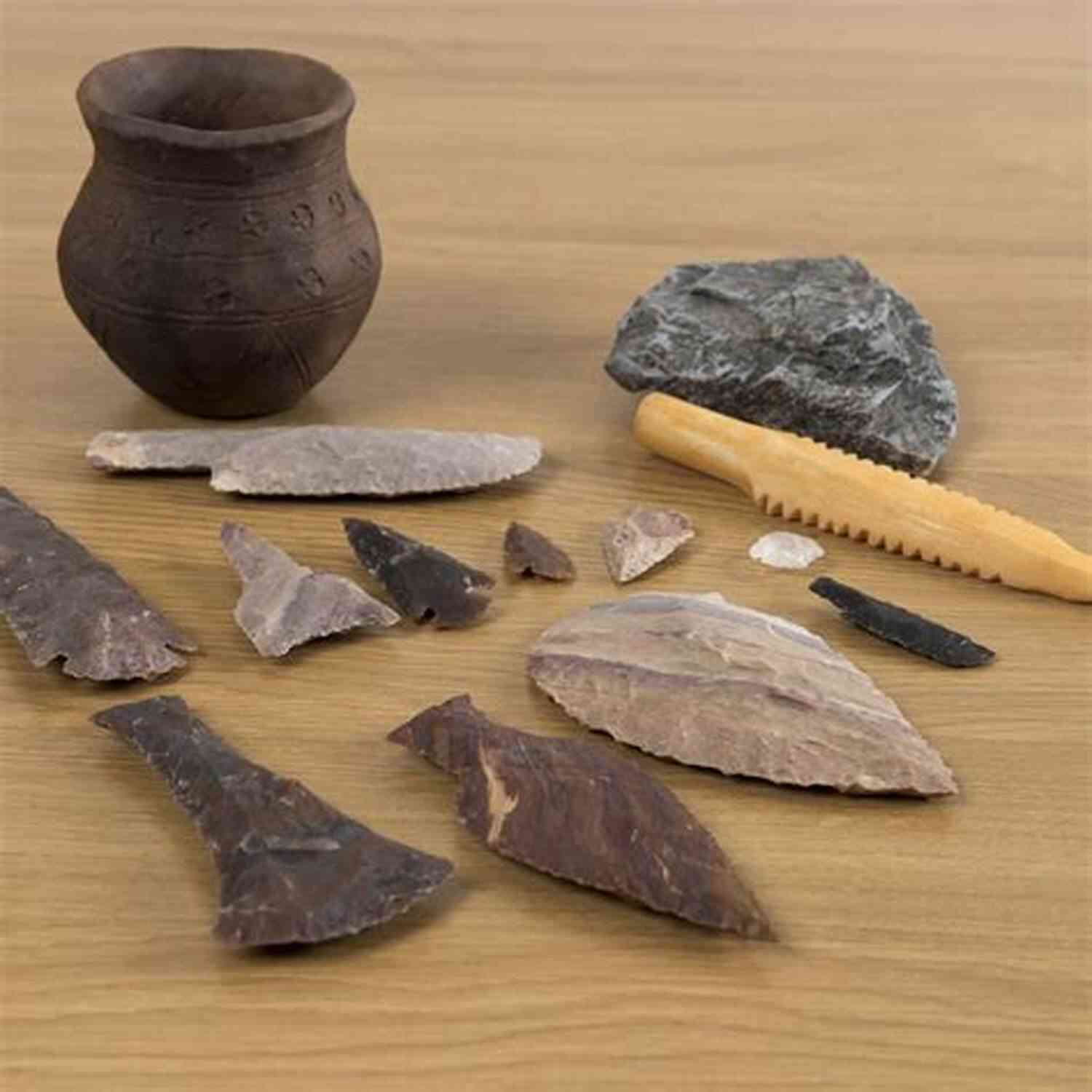 Tool Used During The Stone Age. A People S History Of The World: From The Stone Age To The New Millennium
